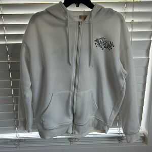 Cult Favorite White Zip-Up